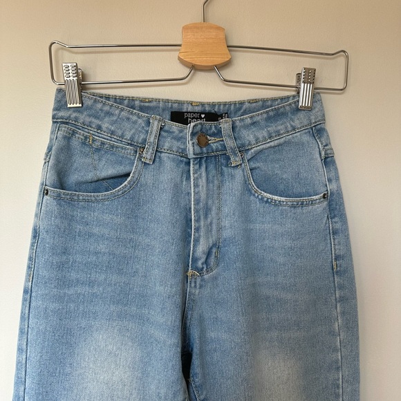 Paper heart mom jeans size xs - Picture 2 of 4